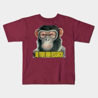 Funny DYOR Bored Ape Crypto Meme Kids T-Shirt